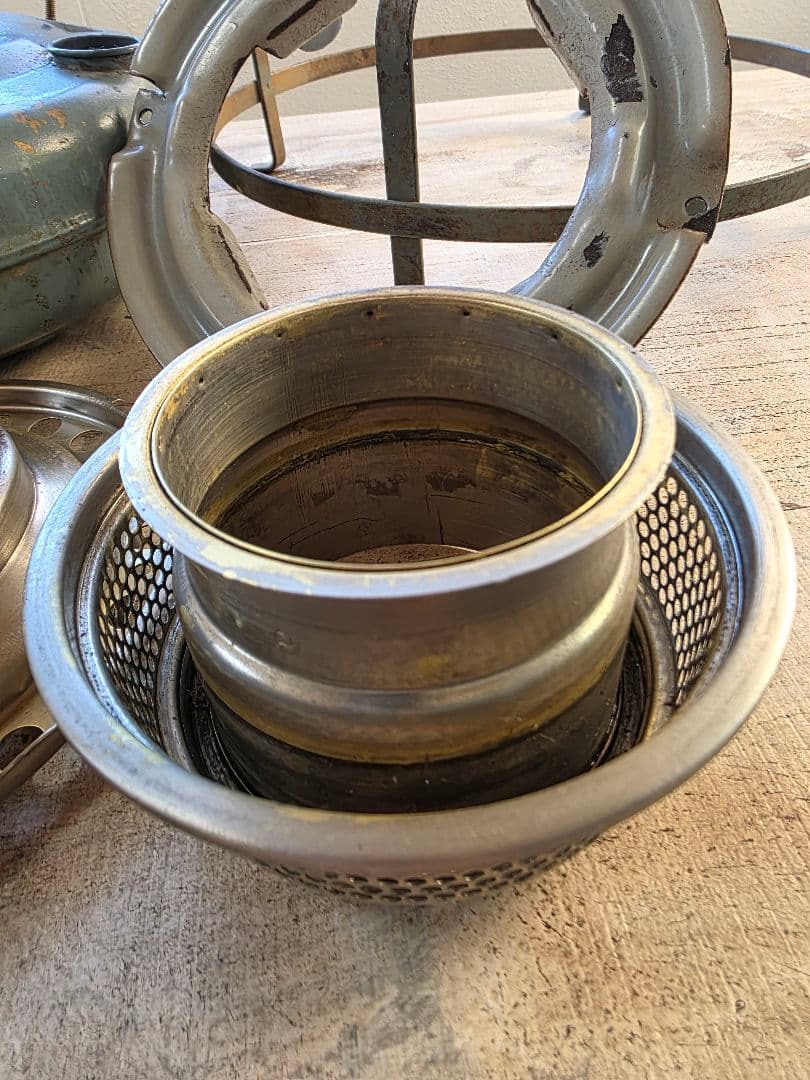 w*a様 激レア美品　 アラジンストーブ　8型 ビンテージストーブ　ブルーグレー