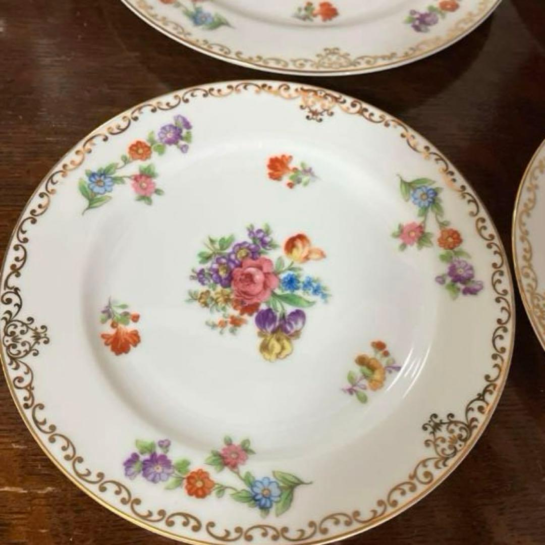 オールドノリタケ　ドレスドール② プレートセット