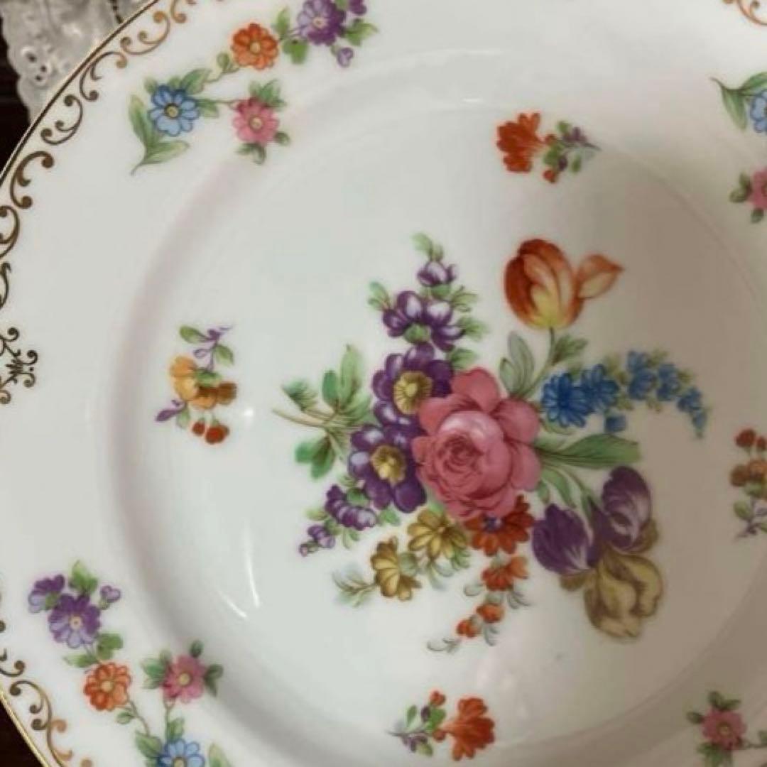 オールドノリタケ　ドレスドール② プレートセット