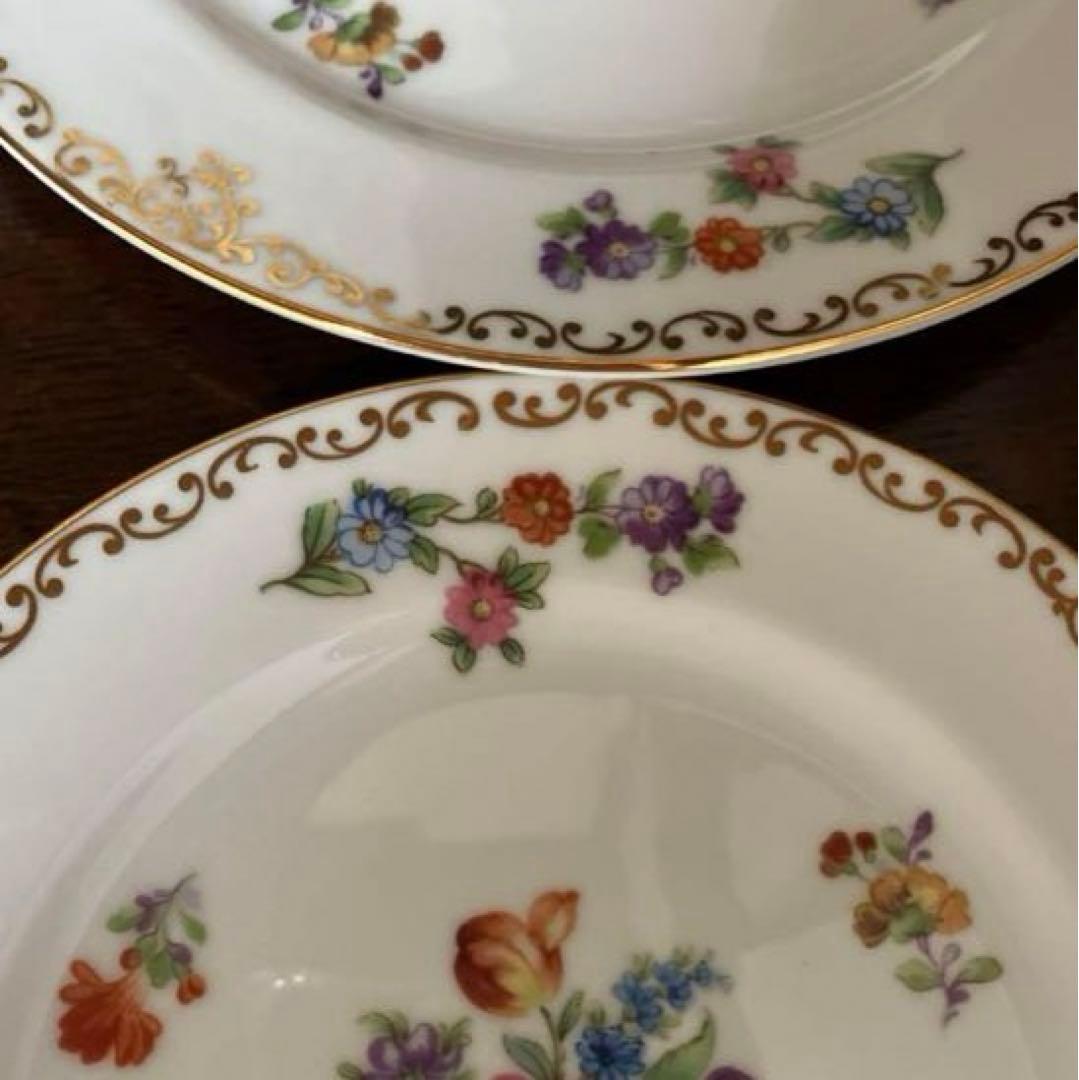 オールドノリタケ　ドレスドール② プレートセット