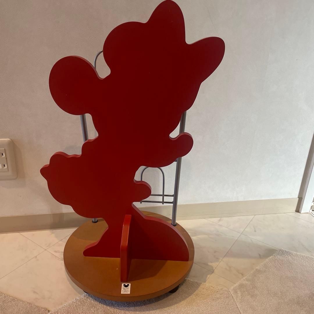 スリッパラック スタンド 木製　ミニーちゃん