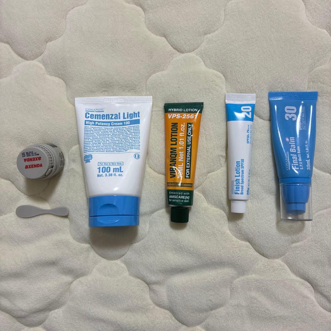 セメンザル1本+ファンデーフリー３種セット　ルティナー１本　スーパージェクション