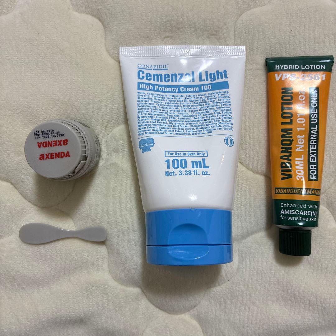 セメンザル1本+ファンデーフリー３種セット　ルティナー１本　スーパージェクション