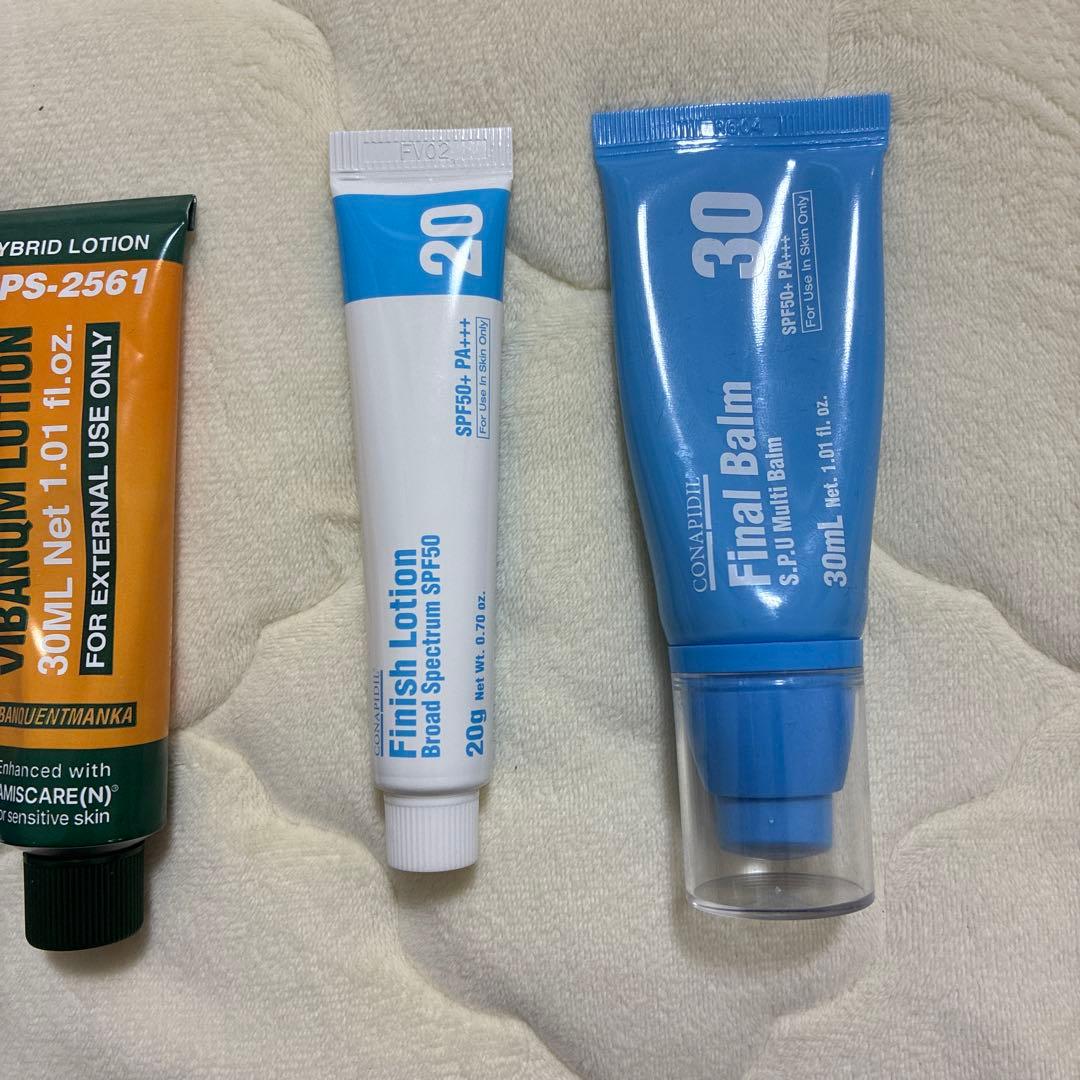 セメンザル1本+ファンデーフリー３種セット　ルティナー１本　スーパージェクション