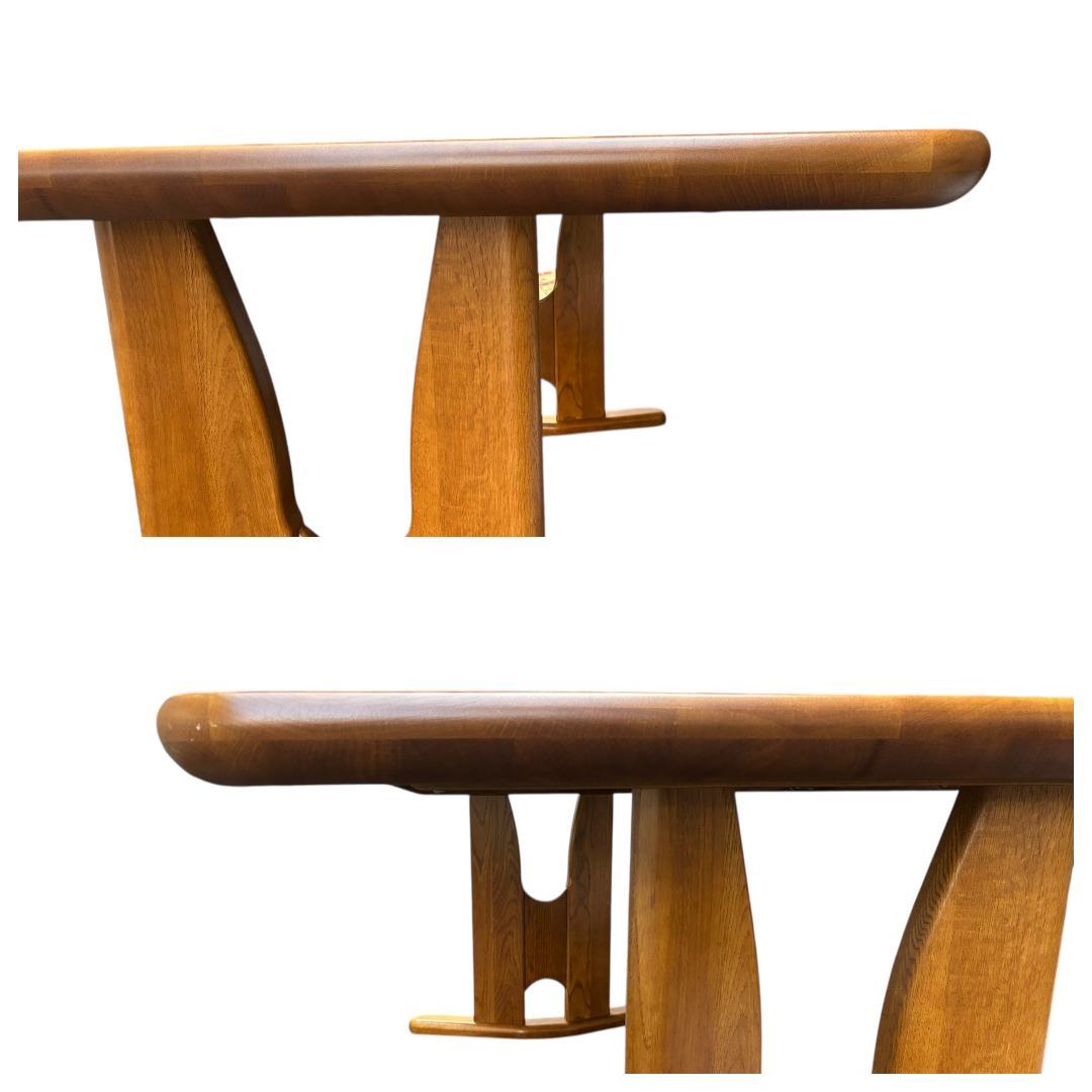 【美品】定価21万 浜本工芸 ダイニングテーブル 幅165cm ナラ無垢材