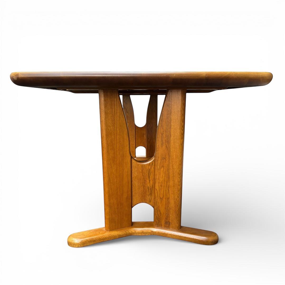 【美品】定価21万 浜本工芸 ダイニングテーブル 幅165cm ナラ無垢材