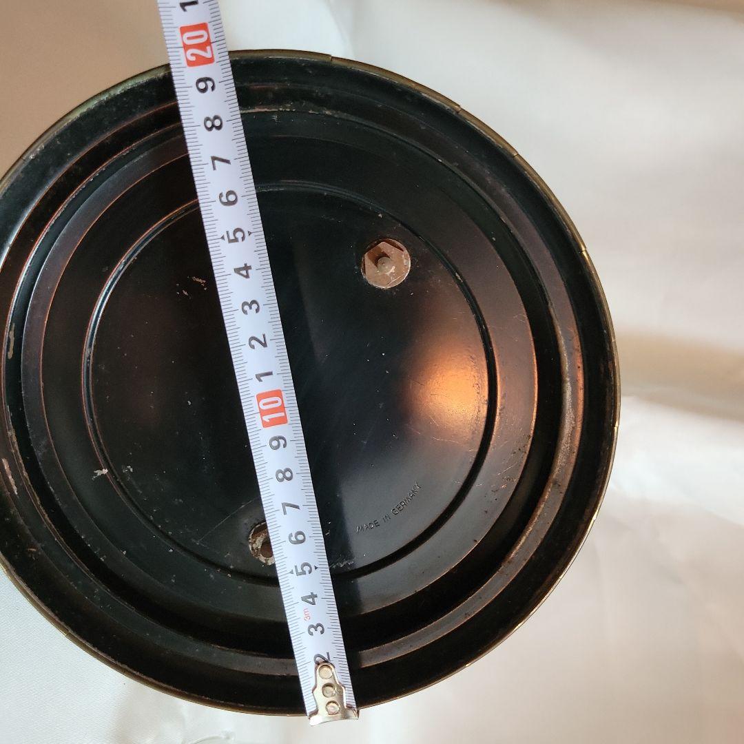 ヴィンテージ時計　ドイツ製 Kern（ケアン）ガラスのドーム　卓上時計　置時計