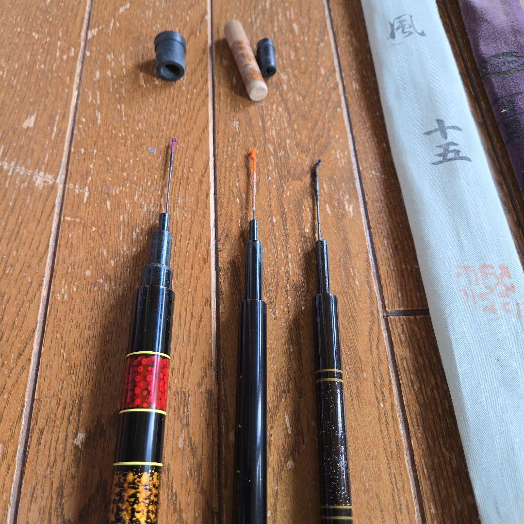 ヘラブナ竿セット 松風15ダイワ黄金360オリンピック奥利根300。3本セット