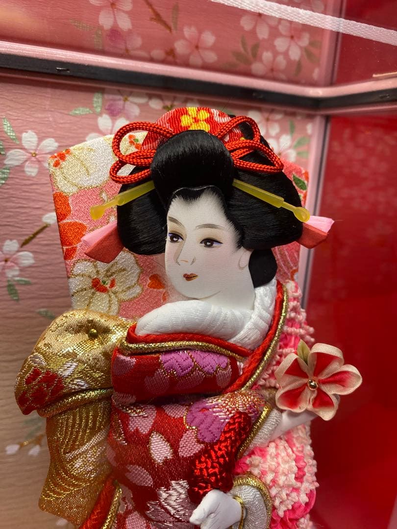 羽子板ガラスケース７号・サイズ間口約２３×奥行約２０×高さ約３１㎝・小さいサイズ