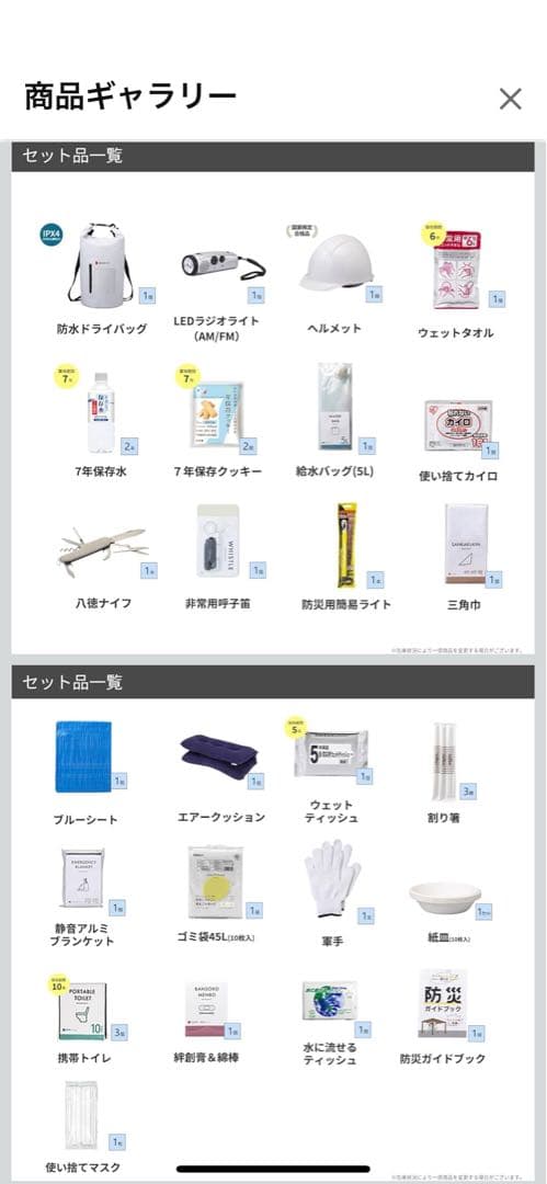 新品 岸田産業 緊急防災31点セット 8-2000E