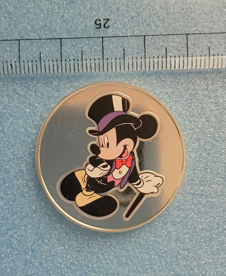 造幣局　ミッキーマウス2003プルーフ貨幣セット中央の銀