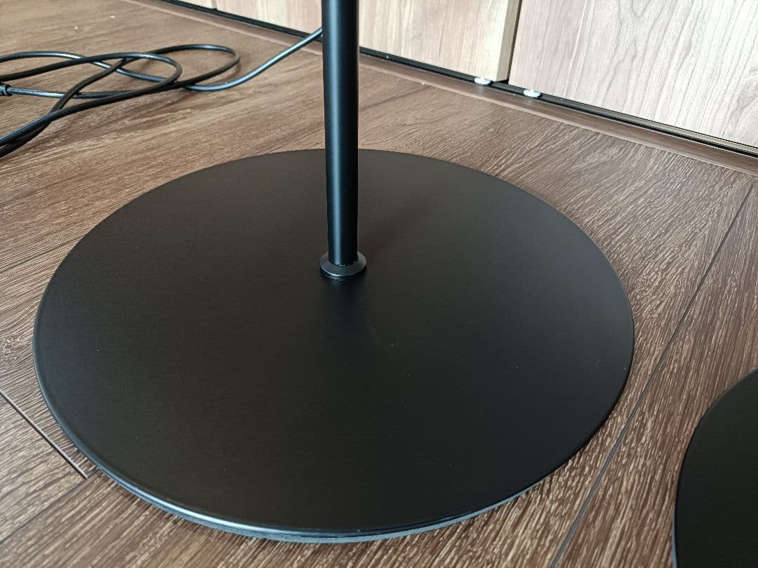 【中古 美品】BARREL フレキシブルアームライトスタンド(黒) 2個セット