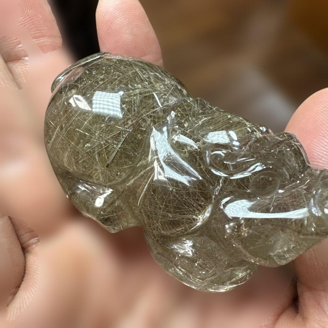 【コレクション】シルバールチル貔貅　龍亀　ロングイ　ヒキュウ