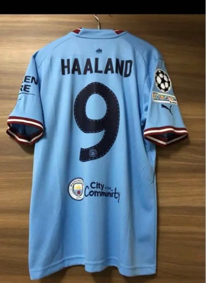 ハーランド　ユニフォーム　シティ チャンピオンズリーグ FINAL 22/23