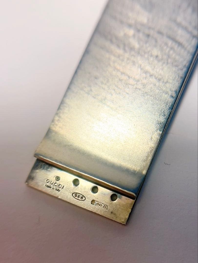 グッチ　GUCCI マネークリップ　シルバー925