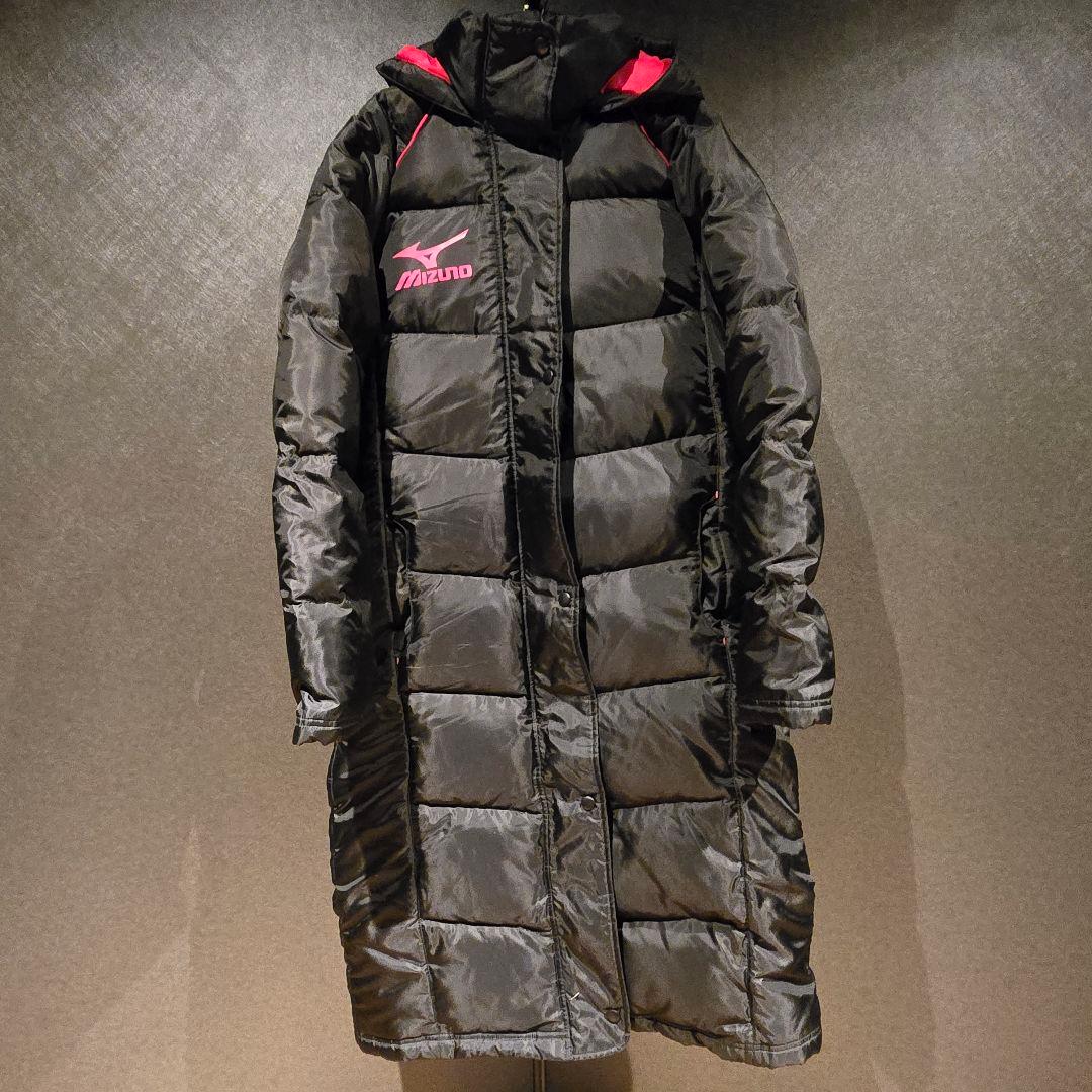 美品　MIZUNO ミズノ ベンチコート ダウン　ブラック　レディース　XL