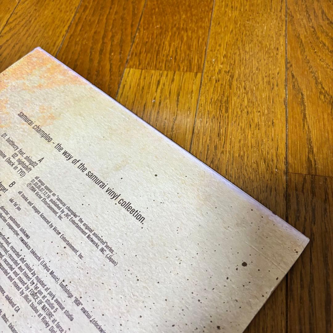SAMURAI CHAMPLOO レコード　初期黒盤　nujabes