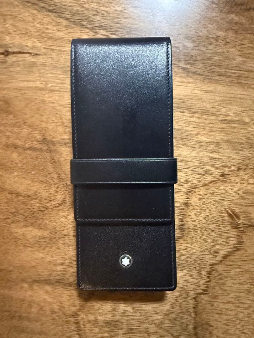 モンブラン　マイスターシュテュック　ペンポーチ　シエナ３本用/ブラック