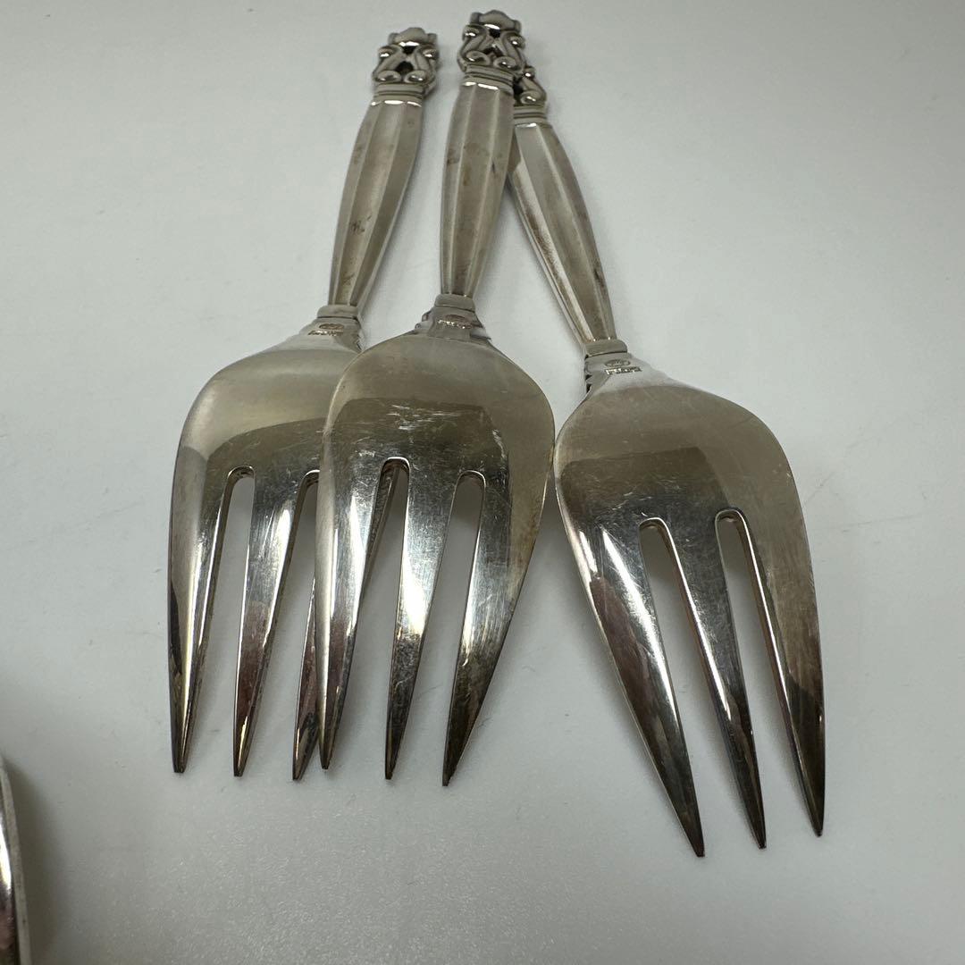 ジョージジェンセン　エコーン　シルバーフォーク7本　348g