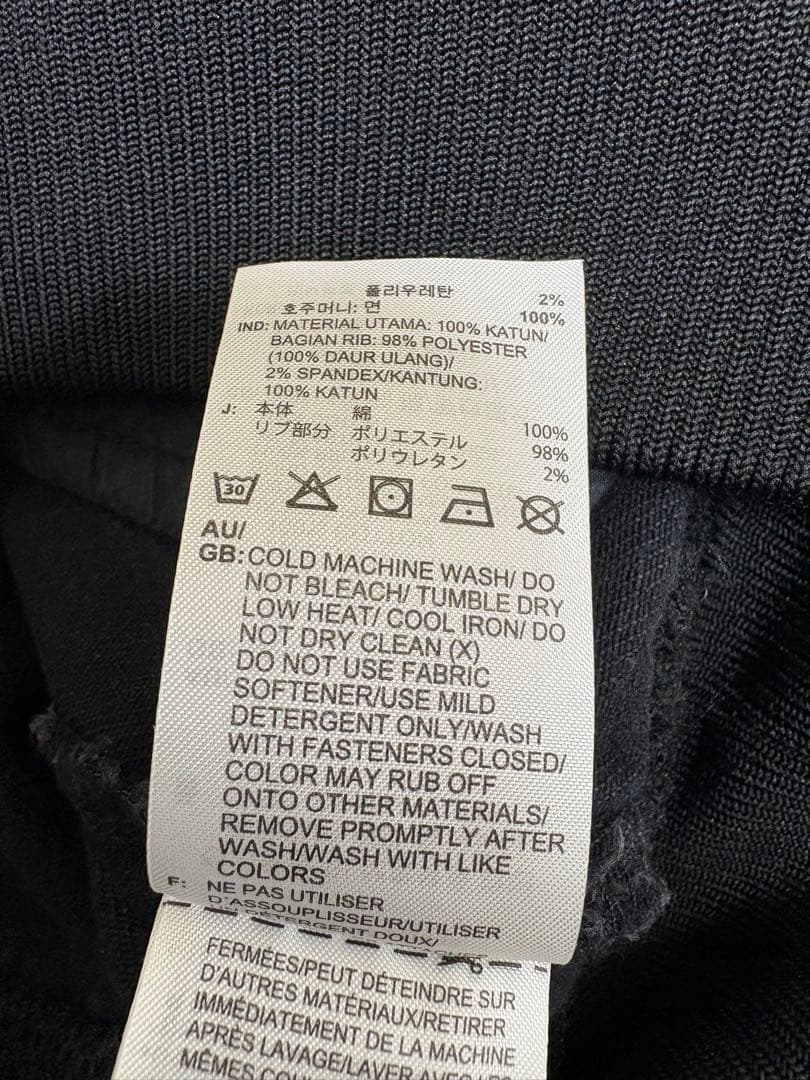 アディダス デニム ファイヤーバード トラックトップ トゥルーブラックデニム M