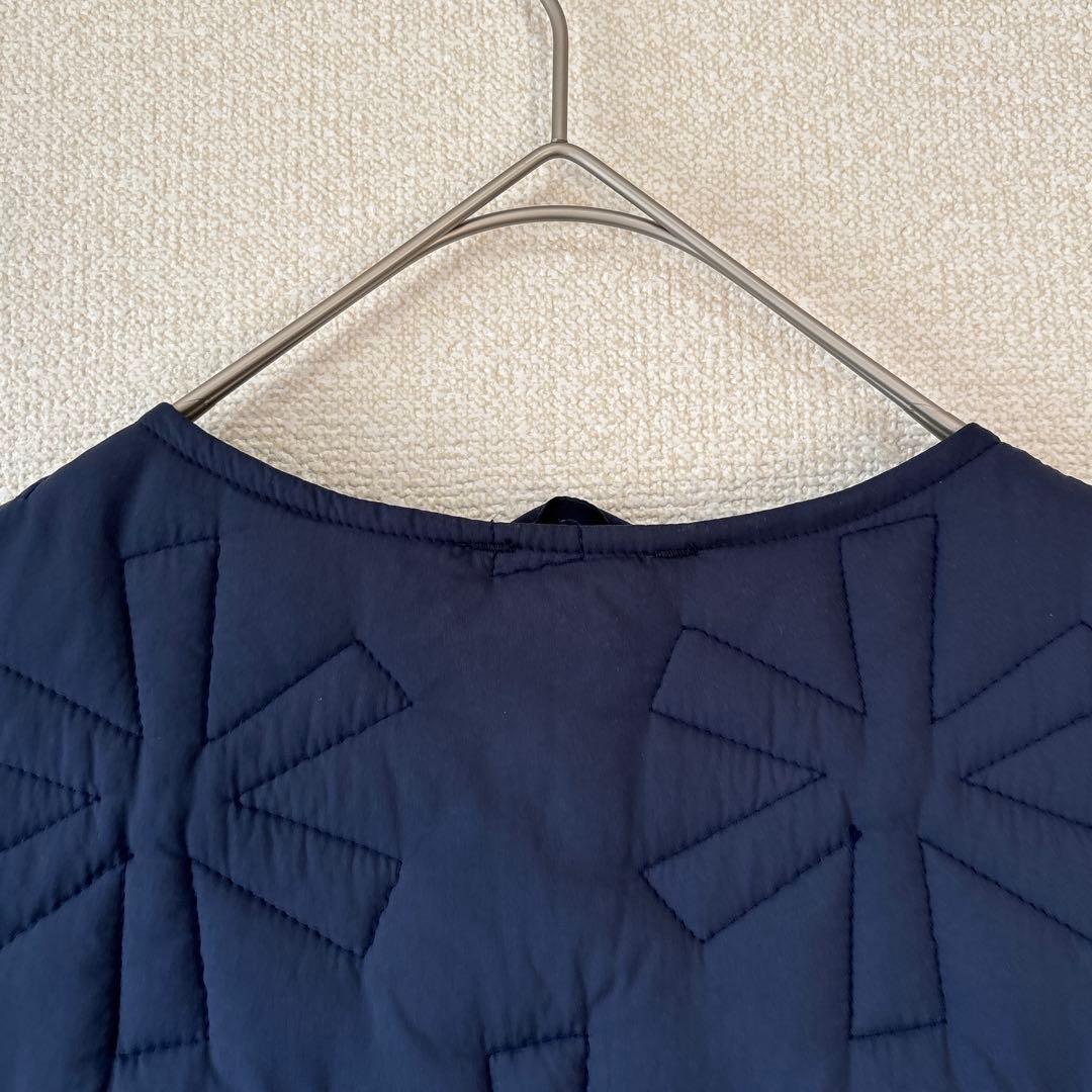 キルティング✨スノーピーク ナイロン ベスト アスタリスク ネイビー 2 M〜L