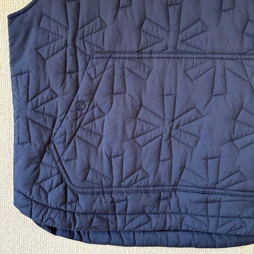 キルティング✨スノーピーク ナイロン ベスト アスタリスク ネイビー 2 M〜L