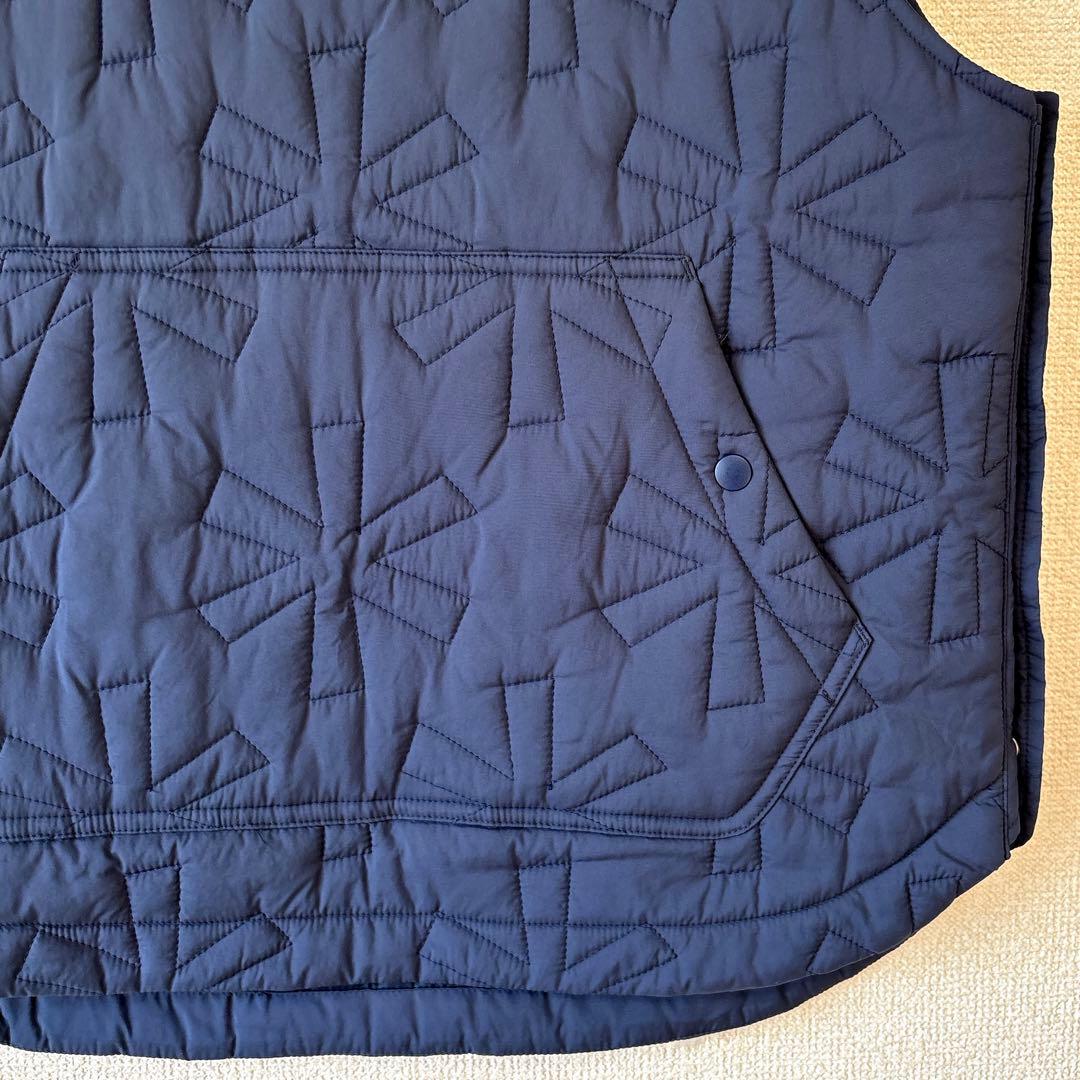 キルティング✨スノーピーク ナイロン ベスト アスタリスク ネイビー 2 M〜L