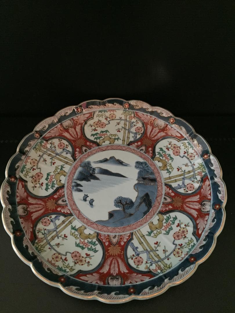 昭和レトロ　大皿　新品未使用　年代物