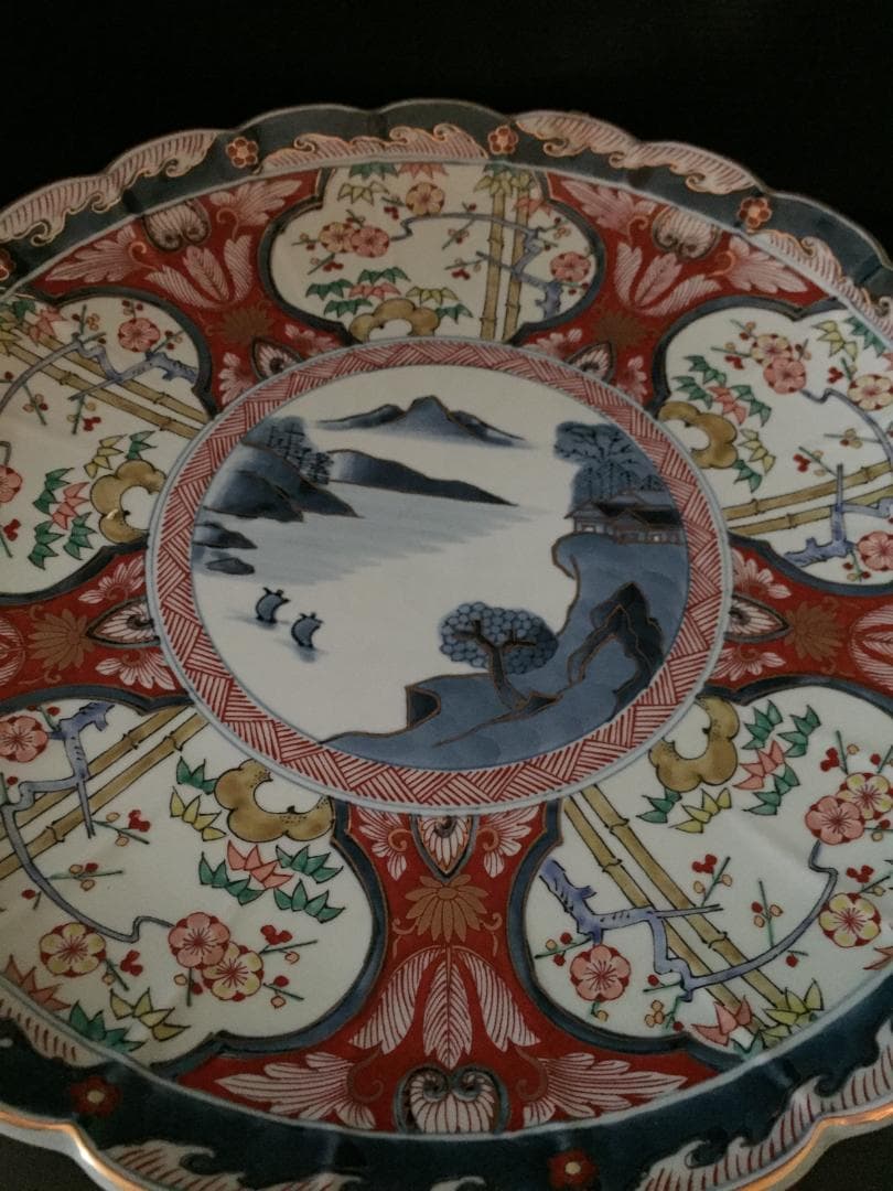 昭和レトロ　大皿　新品未使用　年代物