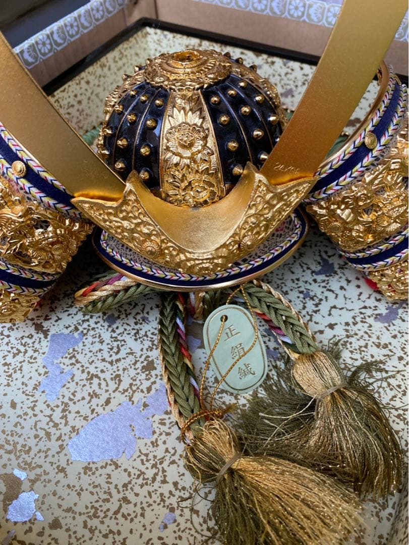 五月人形 12号 グリーン兜