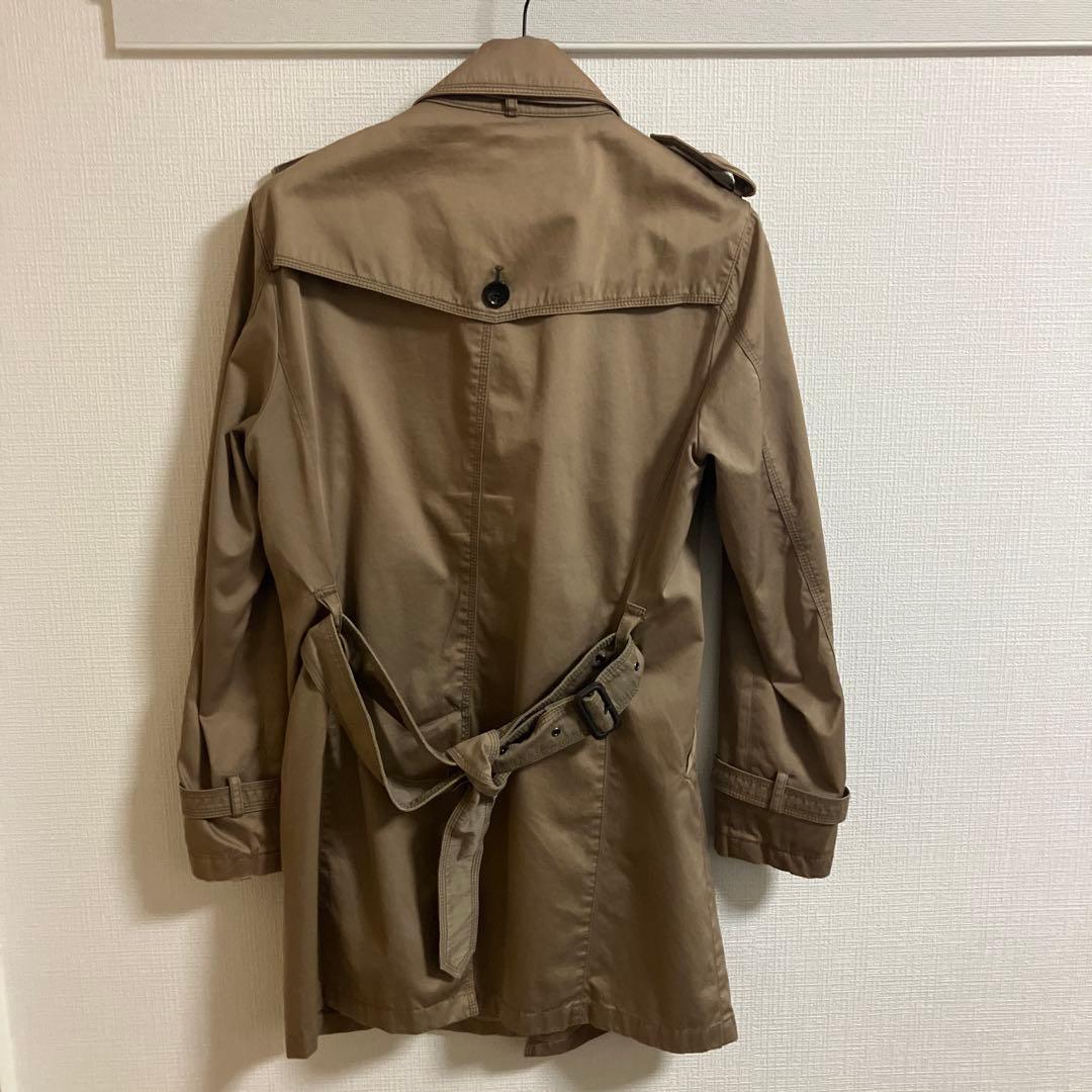 バーバリーブラックレーベル トレンチコート希少L BMA46-306-44