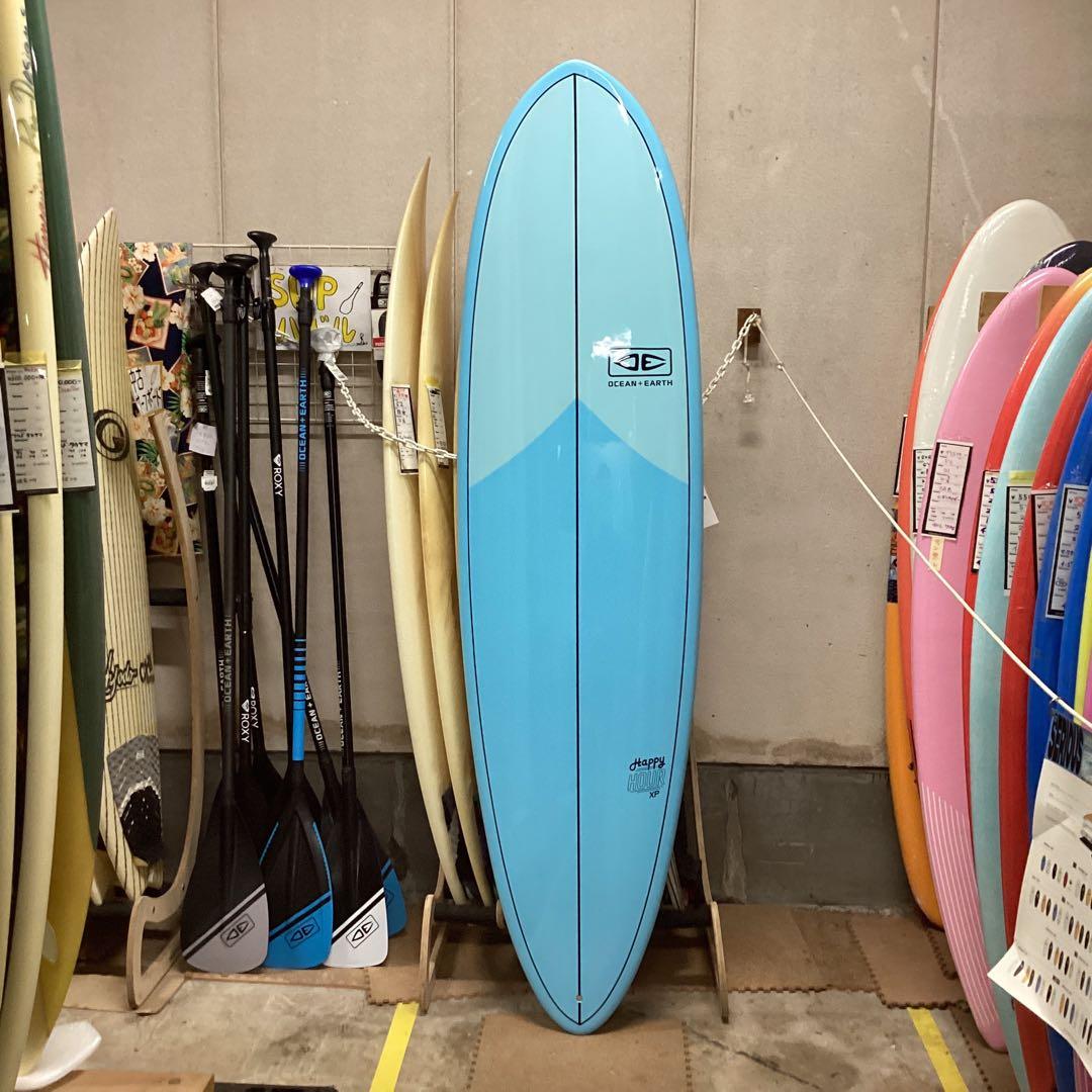 新品格安オーシャン＆アース非常に乗りやすいハッピーアワー7’6EPSフィン付き