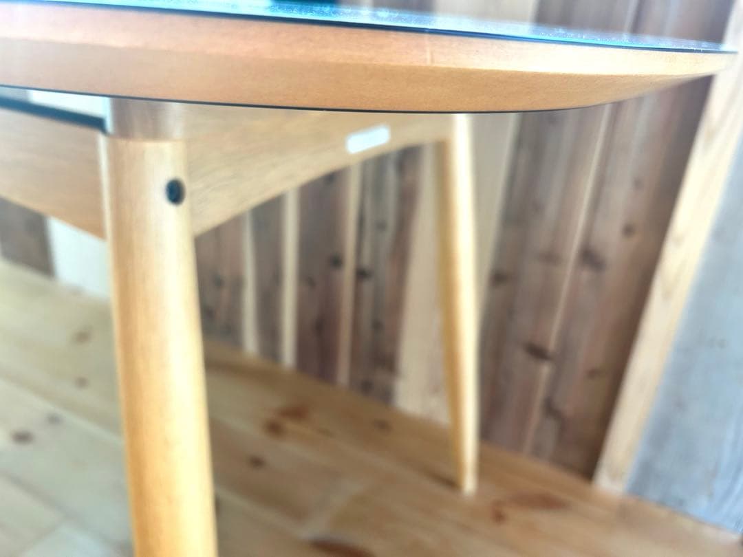 【カリモク60】Dテーブル ビーチナチュラル中古