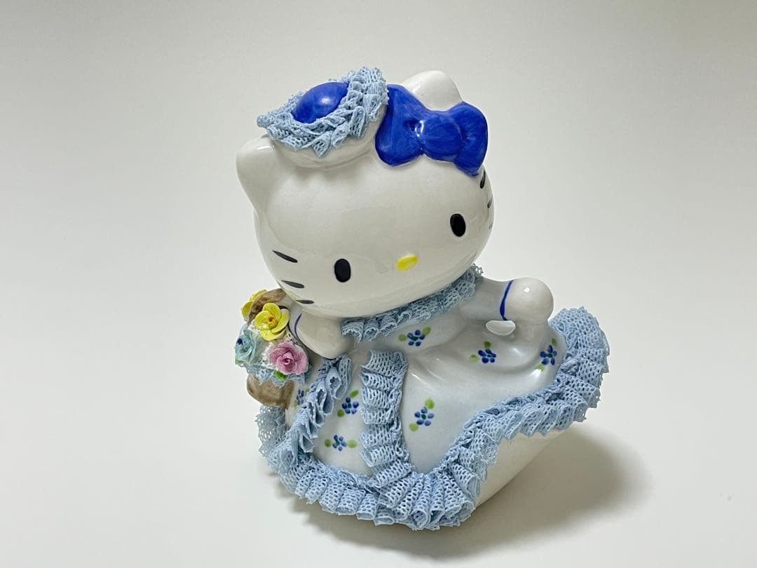 アイリッシュドレスデン×サンリオ コラボのハローキティ　ハッピーデイ　ブルー