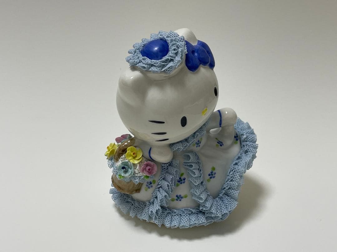 アイリッシュドレスデン×サンリオ コラボのハローキティ　ハッピーデイ　ブルー