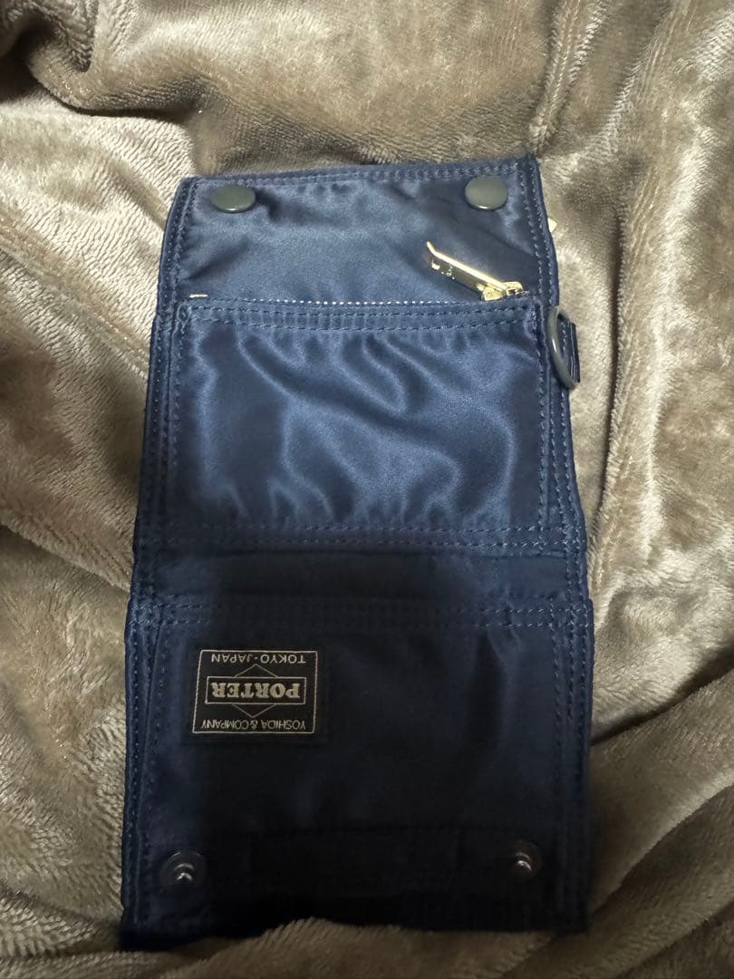 PORTER タンカー ウォレット アイアンブルー