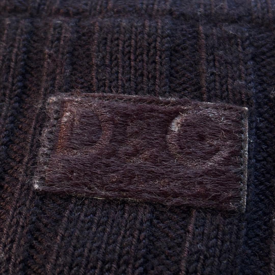 【archive】ドルチェ&ガッバーナ リブ ドライバーズニット イタリア製 黒