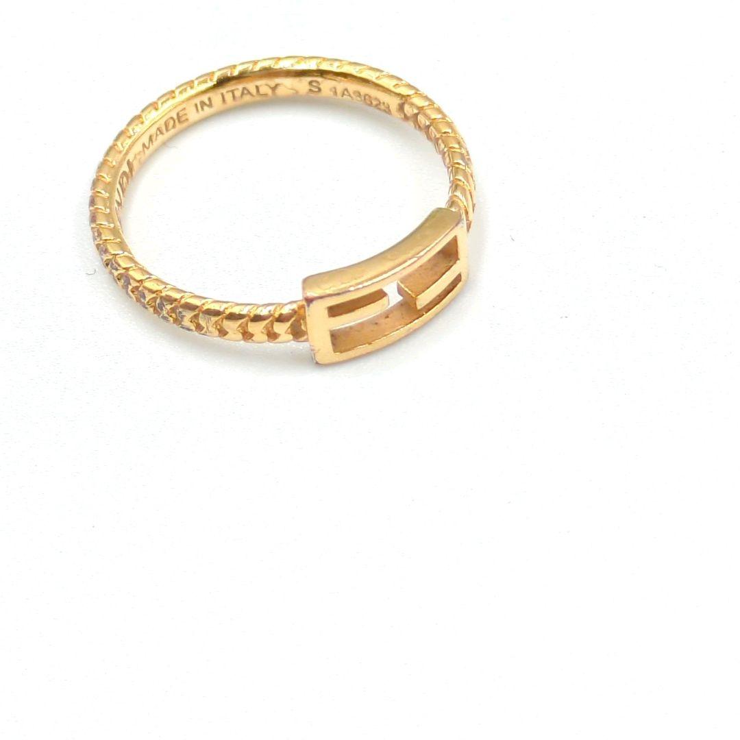 Fendi フェンディ　バケットデザイン　 リング　10号　Sサイズ