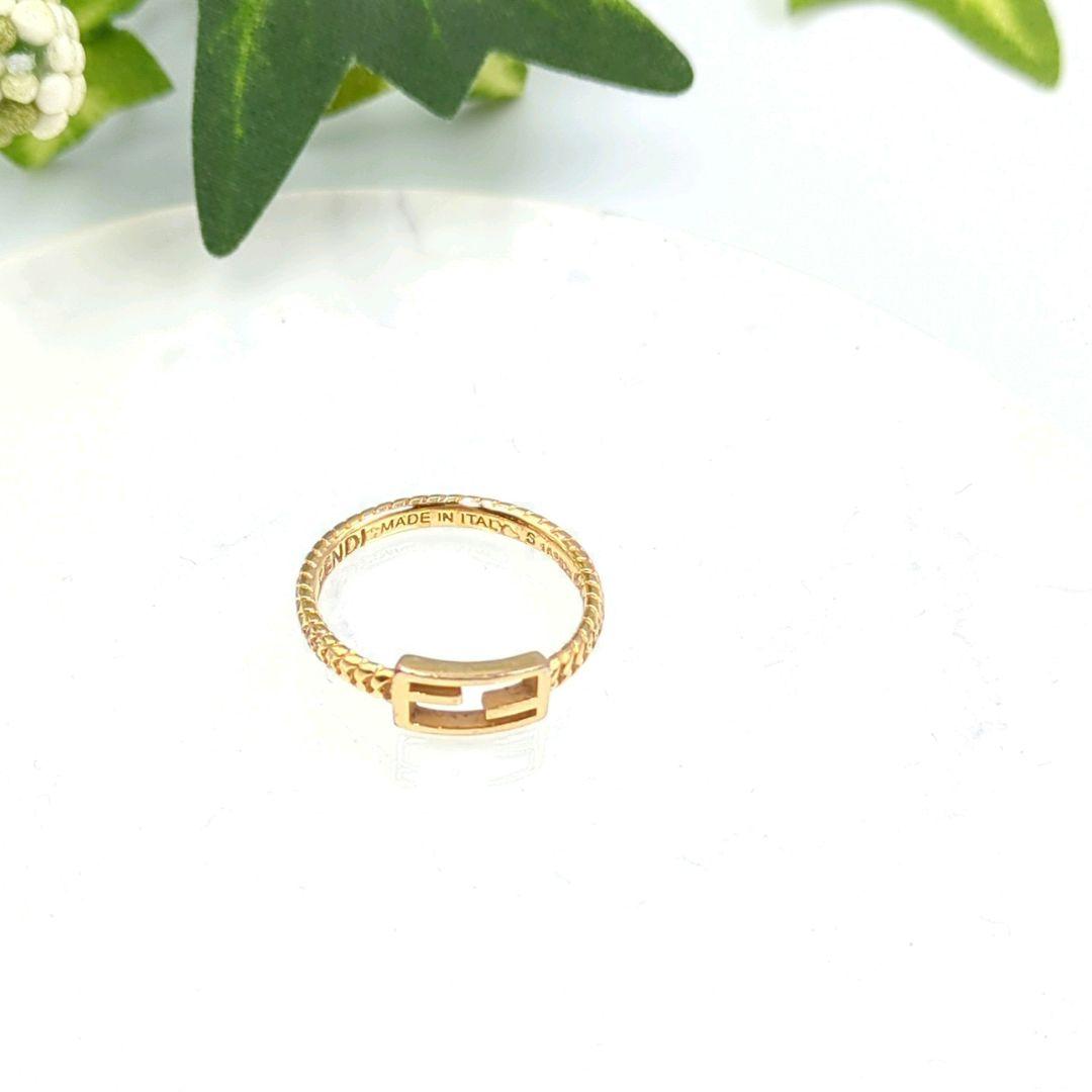 Fendi フェンディ　バケットデザイン　 リング　10号　Sサイズ