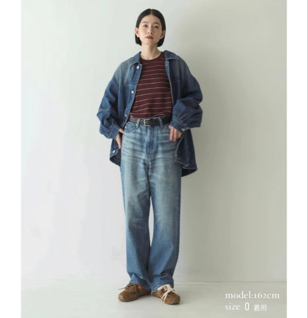 FASHIRU × SOMETHING バギーフィットジーンズ 0 日本製