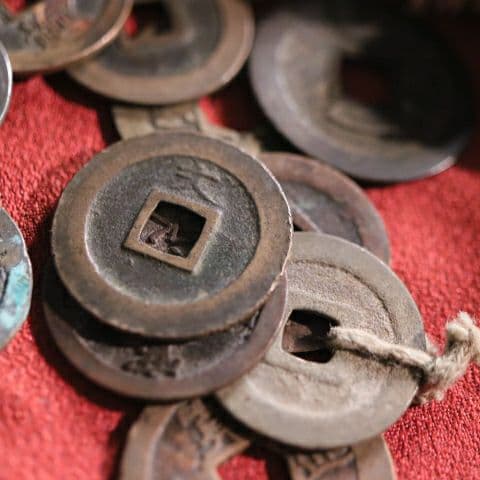 M35 古銭 寛永通宝 約500枚 縄差し まとめ売り 寛永通寳 日本古銭