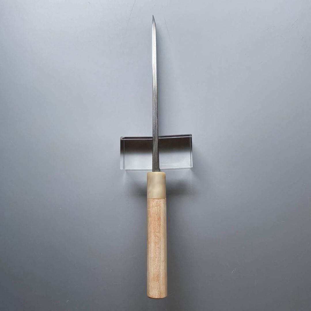 京都 有次 上製 相出刃包丁 6.5寸（19cm）白水牛柄（新品）