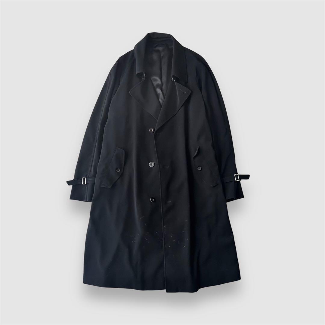ARMANI アルマーニ シングルトレンチコート ロングコート ブラック 46