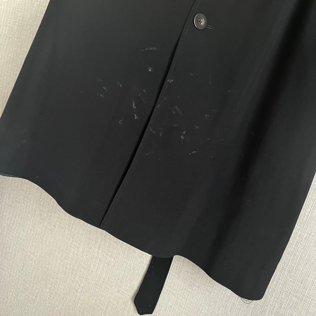 ARMANI アルマーニ シングルトレンチコート ロングコート ブラック 46