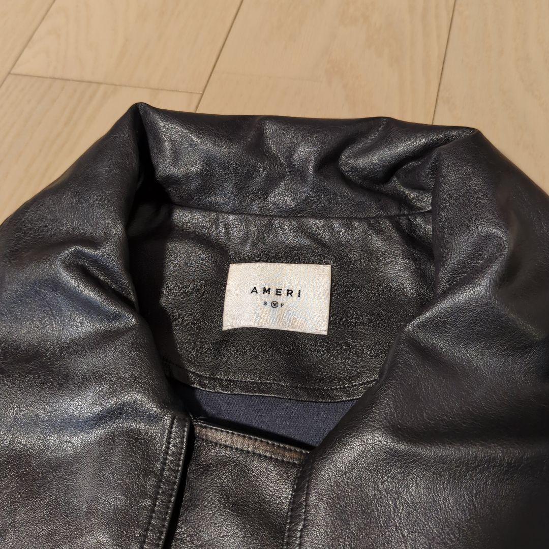 Ameri　USED LIKE SYNTHETIC LEATHER JACKET