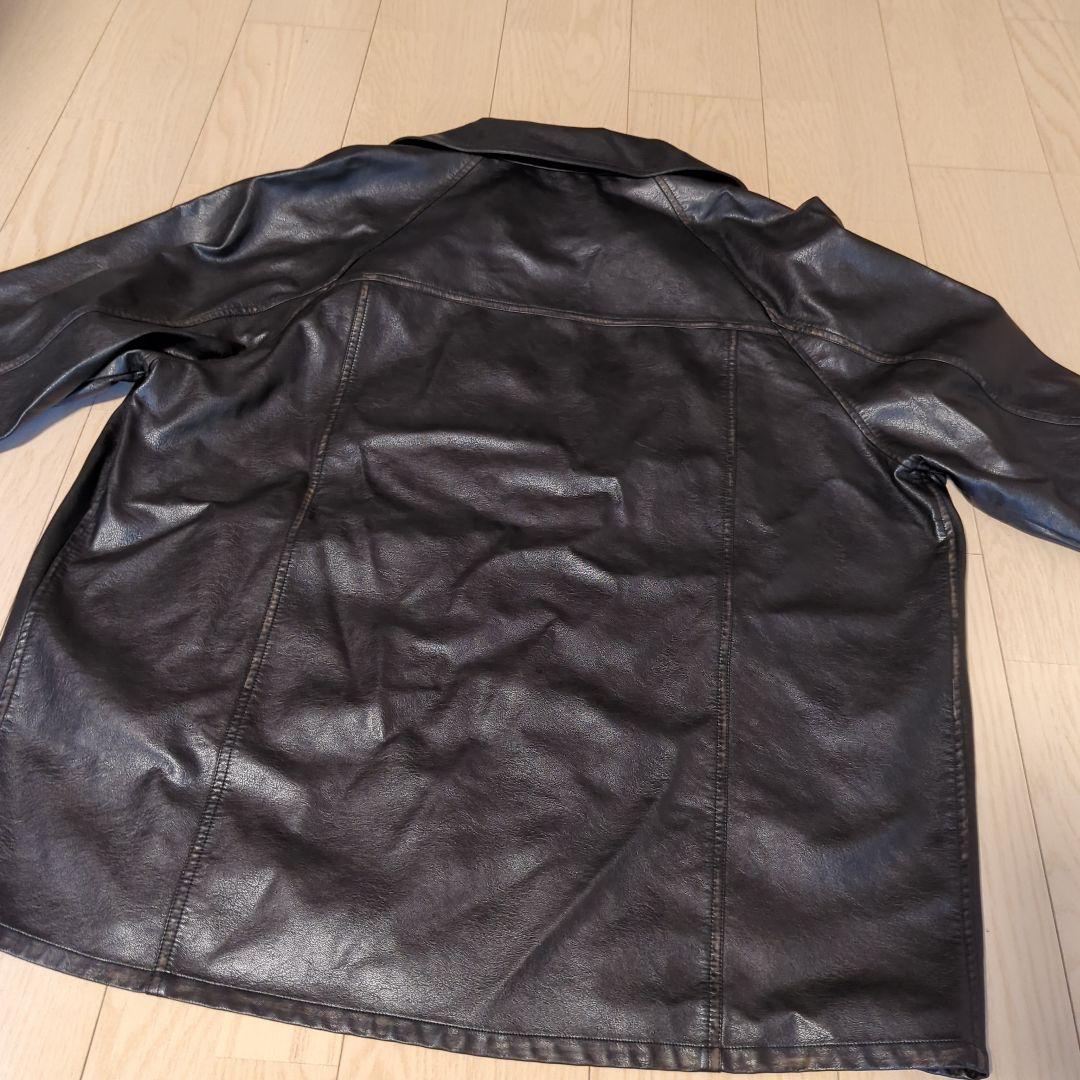 Ameri　USED LIKE SYNTHETIC LEATHER JACKET