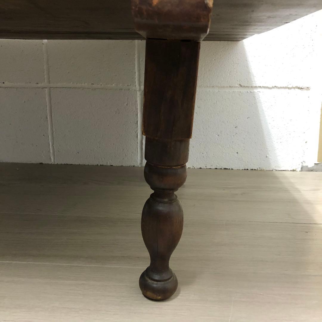 昭和レトロ　ちゃぶ台　木製　文机　座卓　ブラウン　作業台