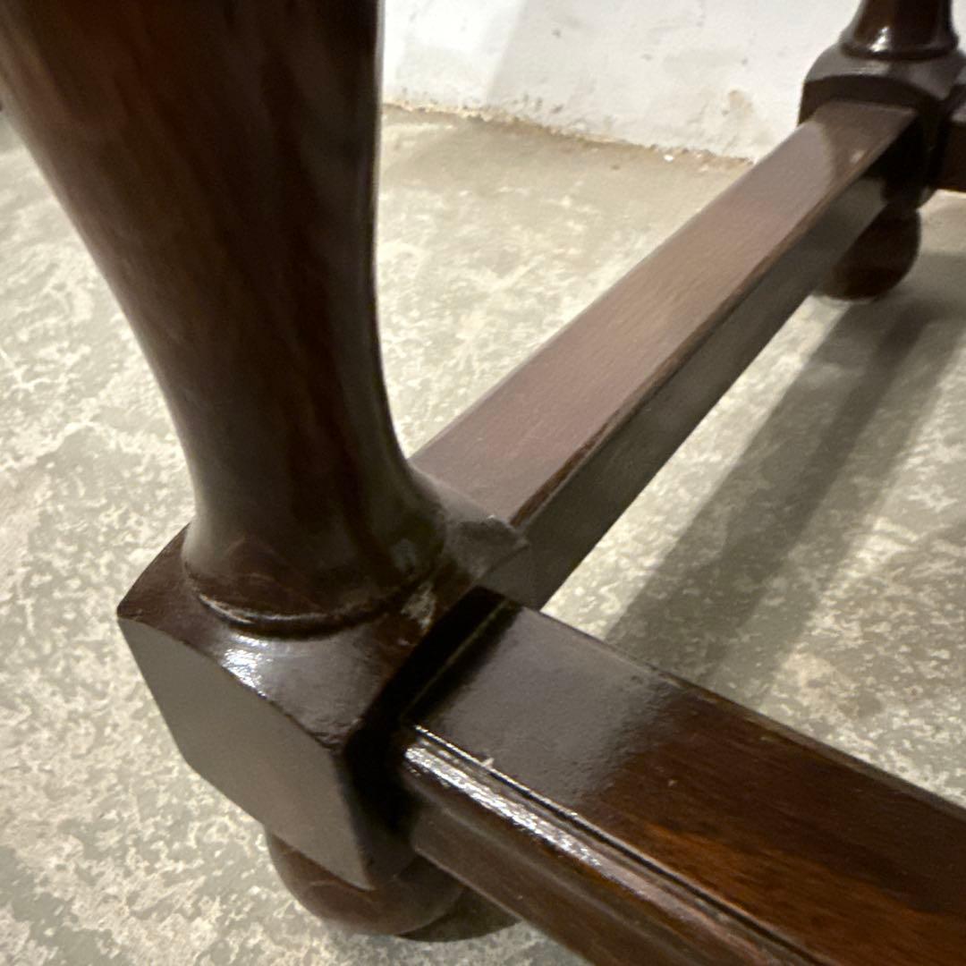 ヴィンテージ　木製サイドテーブル　引き出し付き