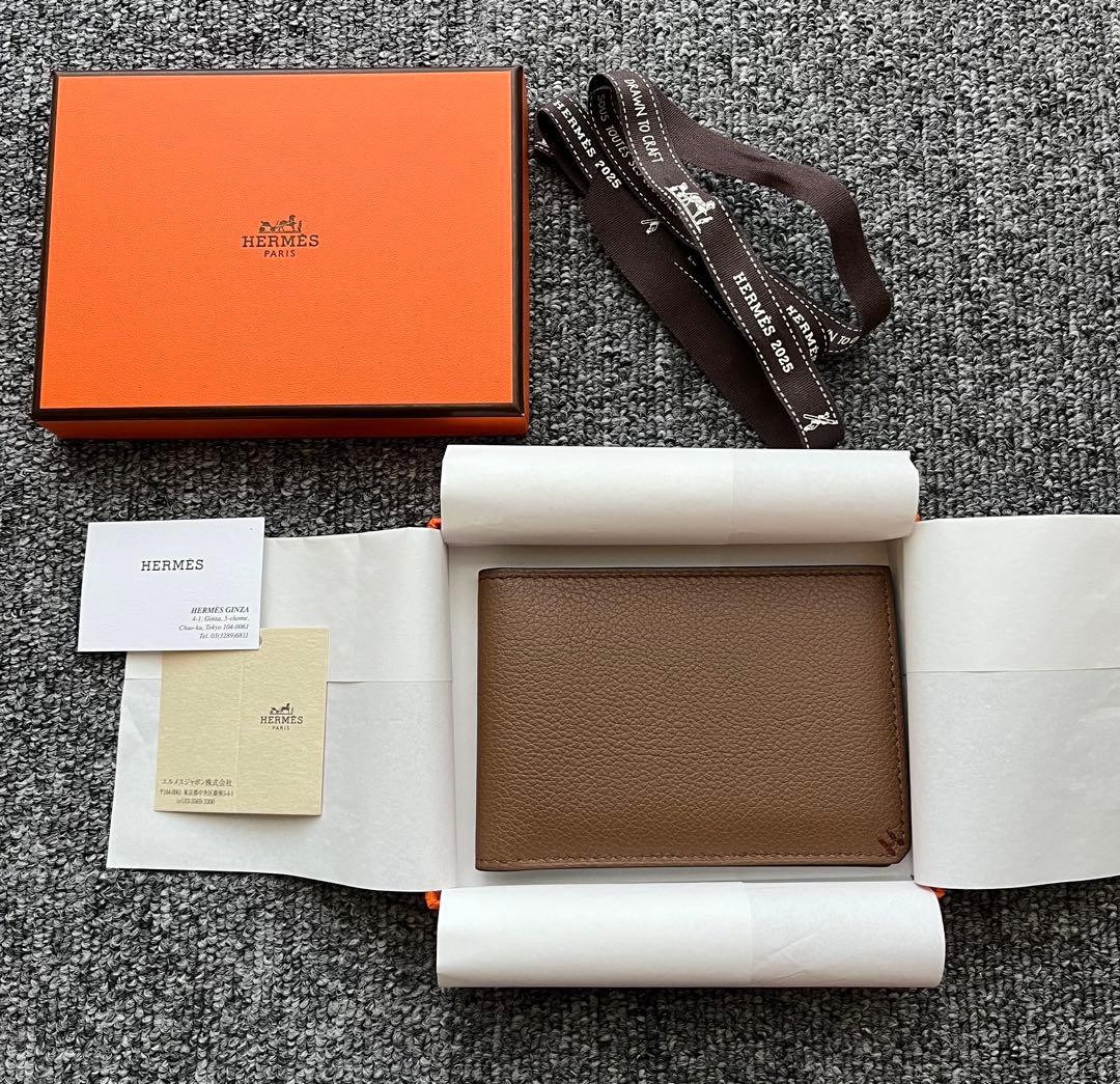 極美品 HERMES Hセリエ 折り財布　カードケース　アルザン