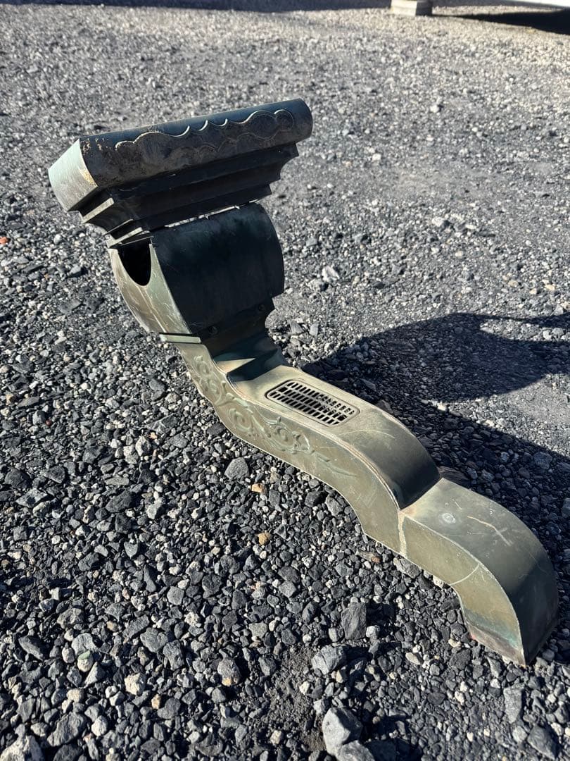 アンティーク　雨樋　銅